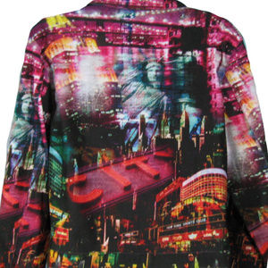 NY City Graphics Jeans Jacket M IMpulse California